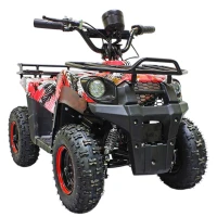 Электроквадроцикл GreenCamel Гоби K45 (36V 800W R6 Цепной привод) Красный экстрим